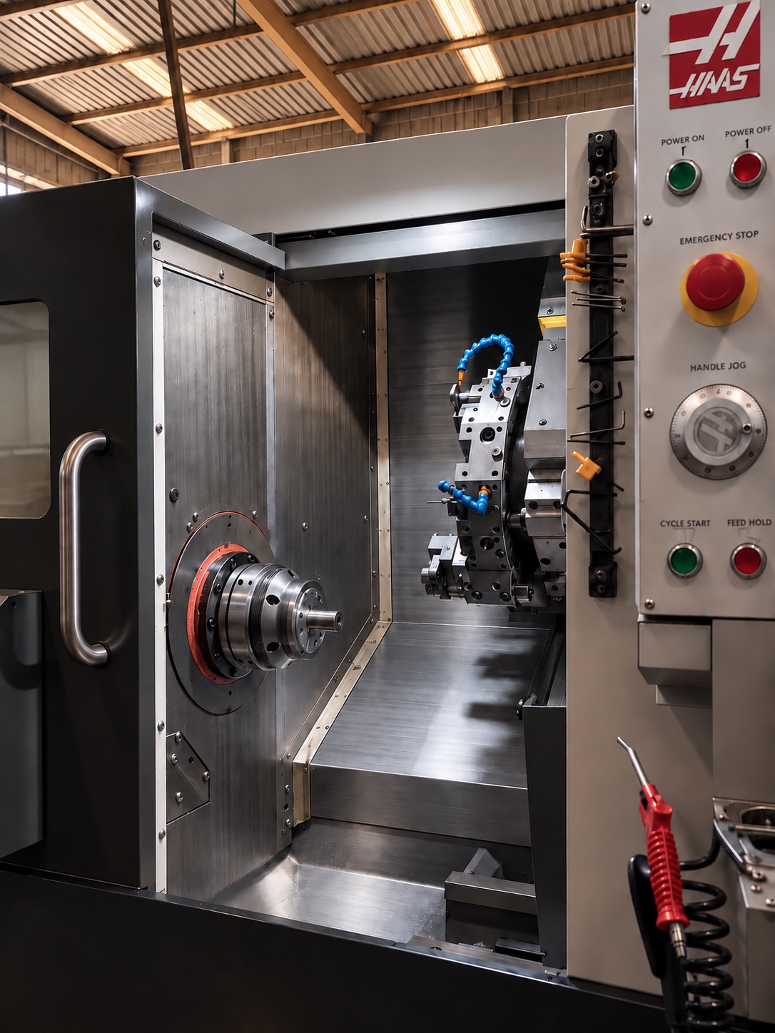 Centro de maquinado CNC para fabricación de componentes metálicos