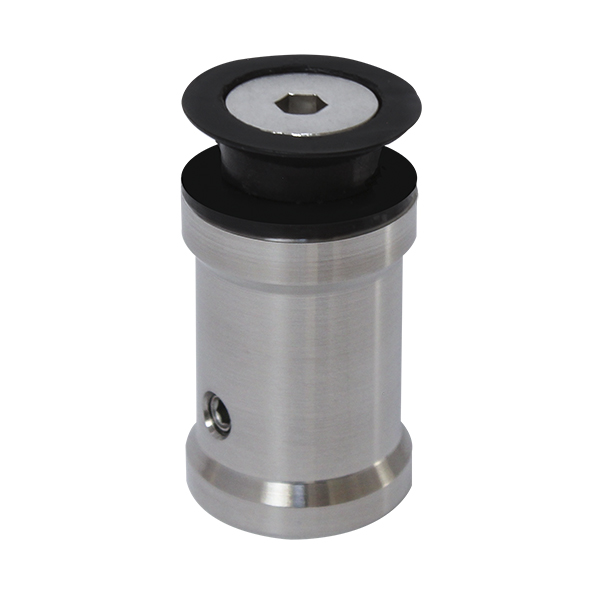 Conector Avellanado 32 x 46mm. para vidrio-muro. HRD 1309