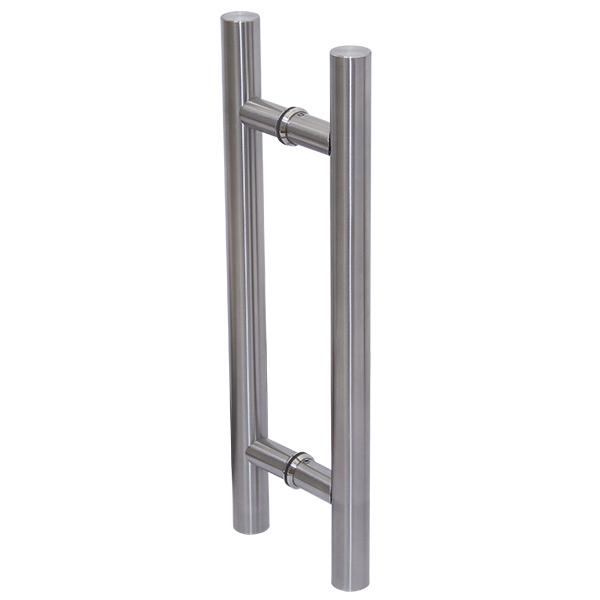 Jaladera Tipo H Calibre 18 Tubo 1 1/4" (32mm). HRD JH32 — vista técnica