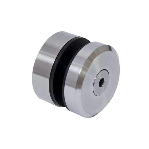 Botón conector vidrio-vidrio 44mm. HRD 1301 — vista técnica