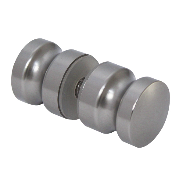 Pomo conector para vidrio HRD 1501 Aluminio — vista técnica