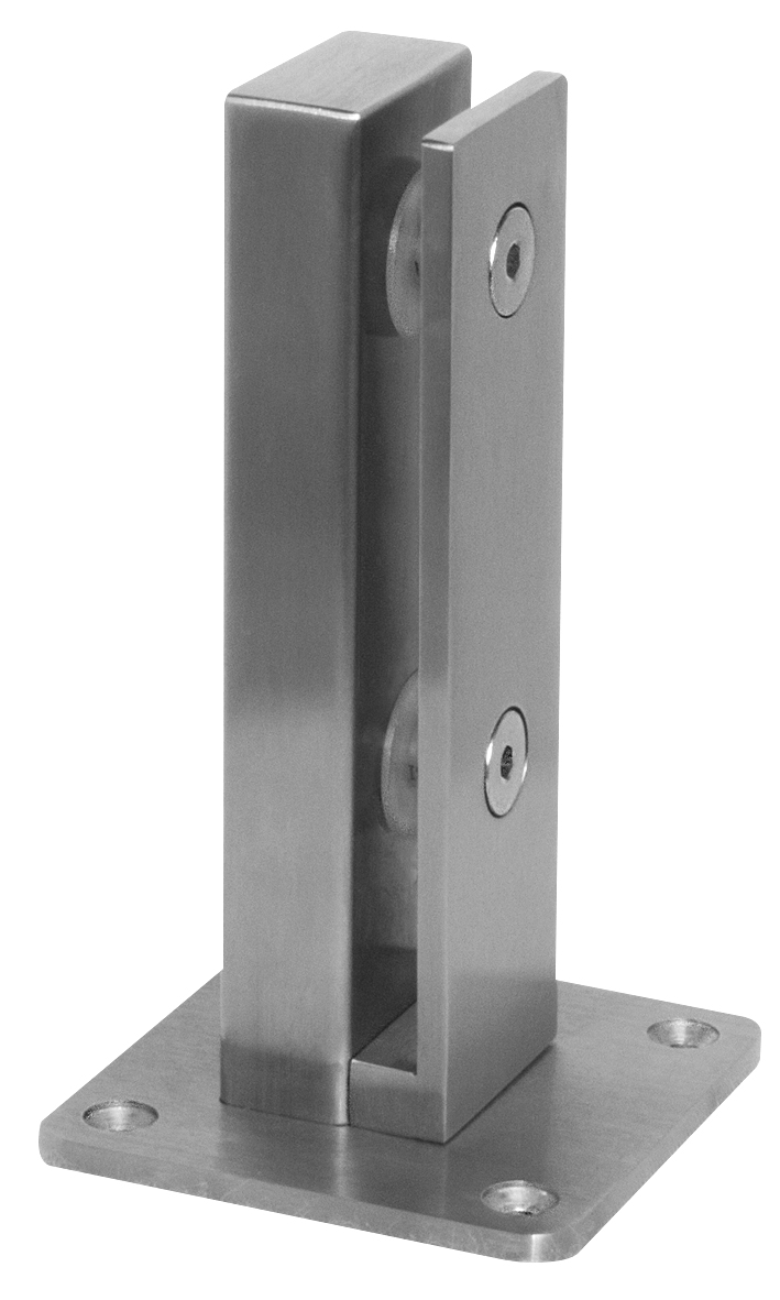 MiniPoste Rectangular con tope. HRD 1206 x 185 — vista técnica